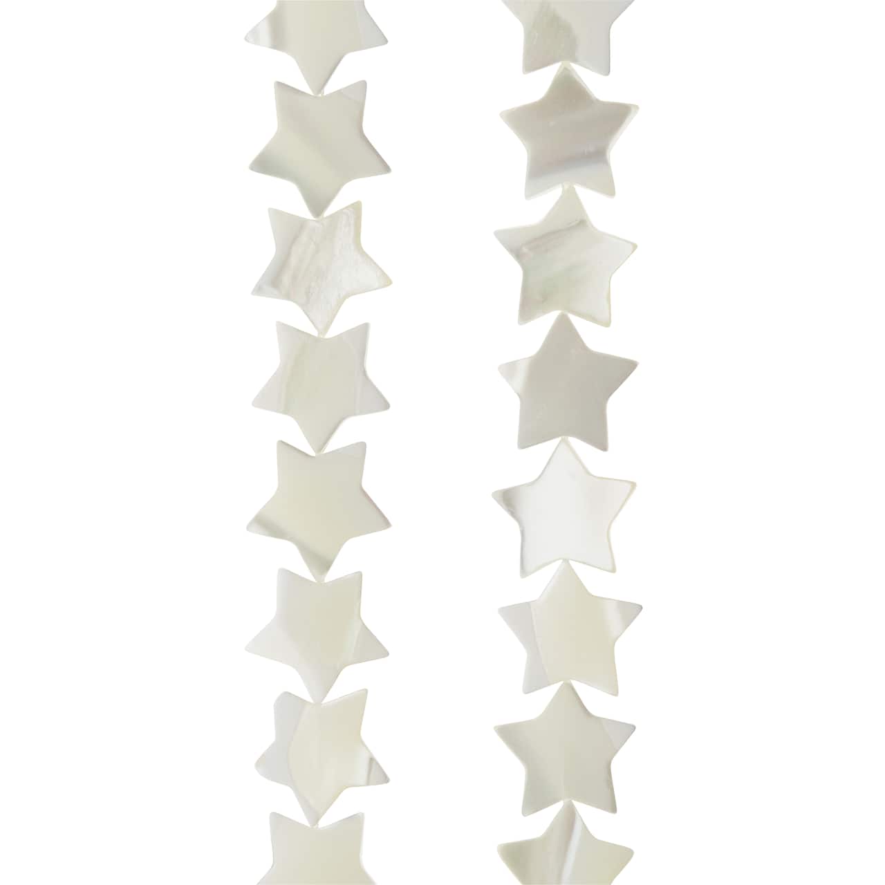 Natural White Shell Star Beads, 10mm by Bead Landing&#x2122;